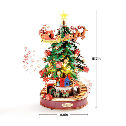 Rolife Christmas Melody Tree Music Dreamer Wooden Model Kit (ROEAMS01)