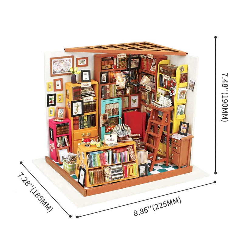 Sam's Study Library Miniature Wooden Model Kit (ROEDG102)
