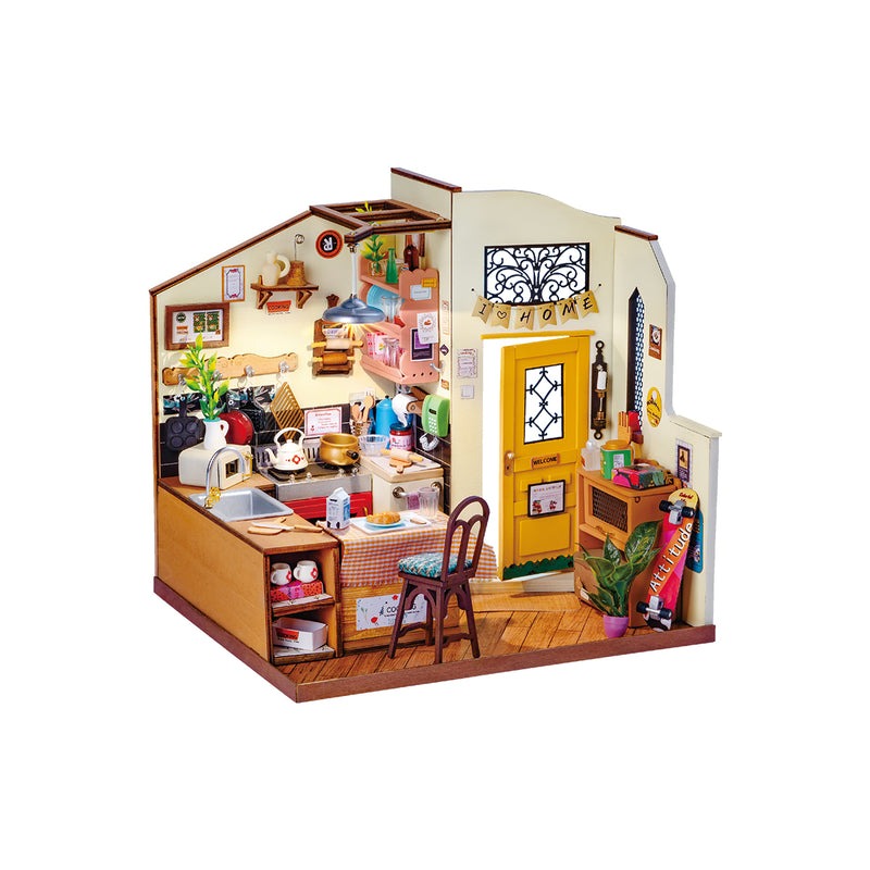 Cozy Kitchen Miniature Wooden Model Kit (ROEDG159)