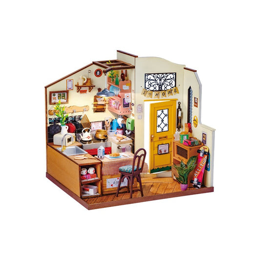 Cozy Kitchen Miniature Wooden Model Kit (ROEDG159)
