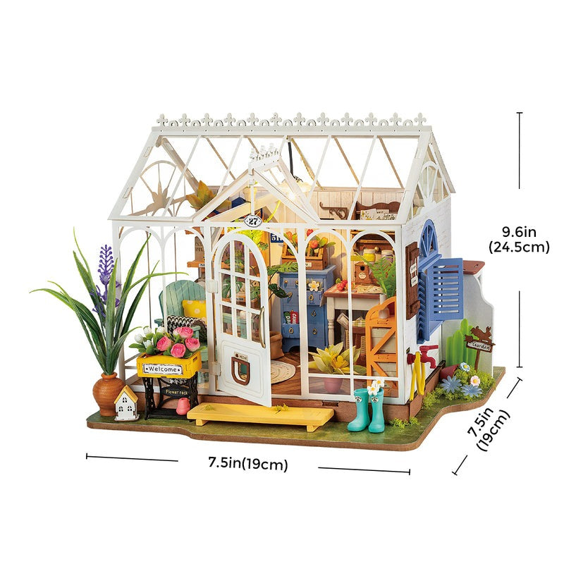 Dreamy Garden House Miniature Wooden Model Kit (ROEDG163)