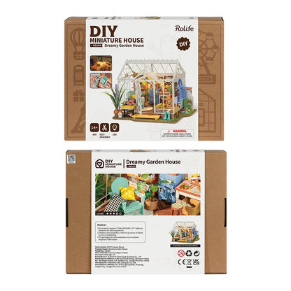 Dreamy Garden House Miniature Wooden Model Kit (ROEDG163)