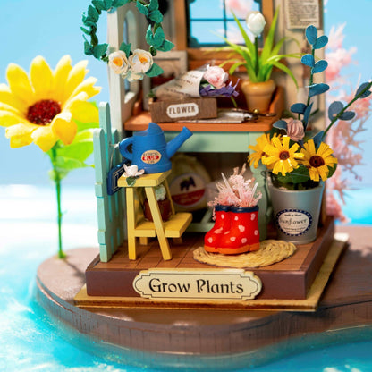 Dreaming Terrace Garden Miniature Wooden Model Kit (ROEDS030)