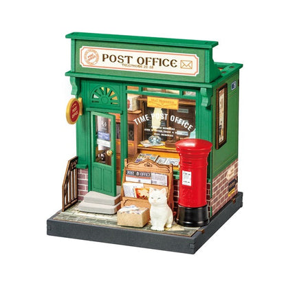 Rolife Century Post Office Miniature Wooden Model Kit (ROEDS037)