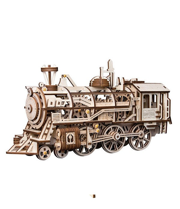 Steam Locomotive Wooden Model Kit Kit (ROELK701) – Nankin Hobby