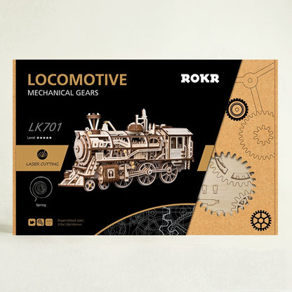 Steam Locomotive Wooden Model Kit Kit (ROELK701)