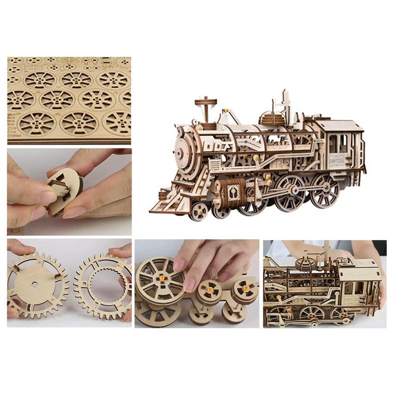 Steam Locomotive Wooden Model Kit Kit (ROELK701)