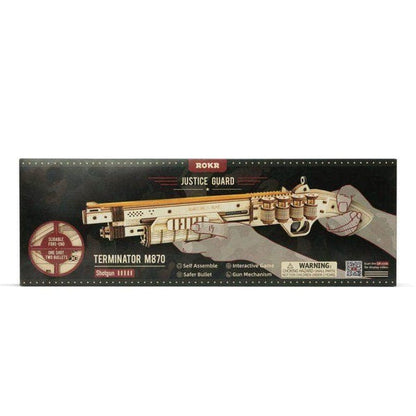 Terminator M870 Justice Guard Gun Wooden Model Kit Kit (ROELQ501)
