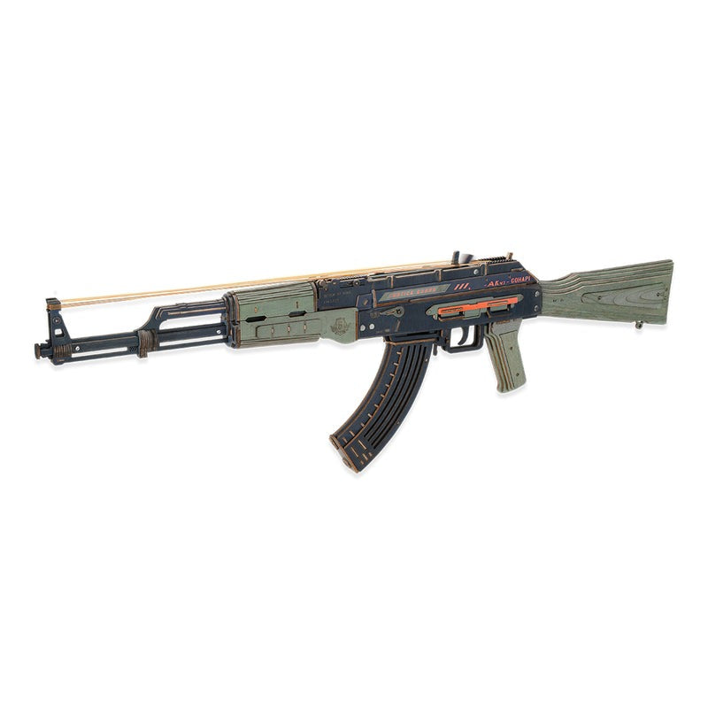 AK-47 Assault Rifle Toy Gun Wooden Model Kit (ROELQ901)