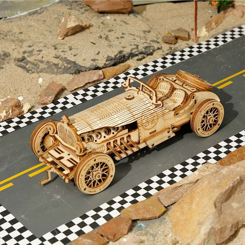 Grand Prix Car Scale Wooden Model Kit (ROEMC401)