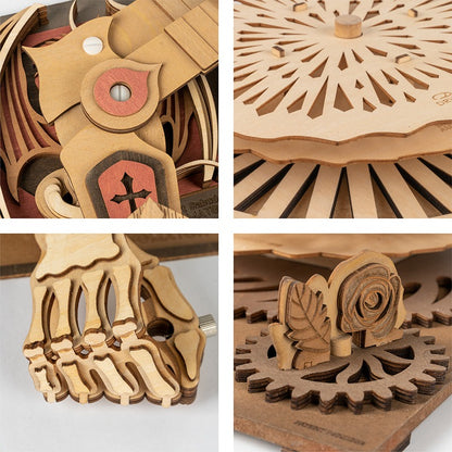 Da Vinci's Drawing Machines The Robot Working Wooden Model Kit (ROESD003)