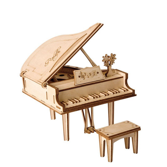 Grand Piano Wooden Model Kit (ROETG402)