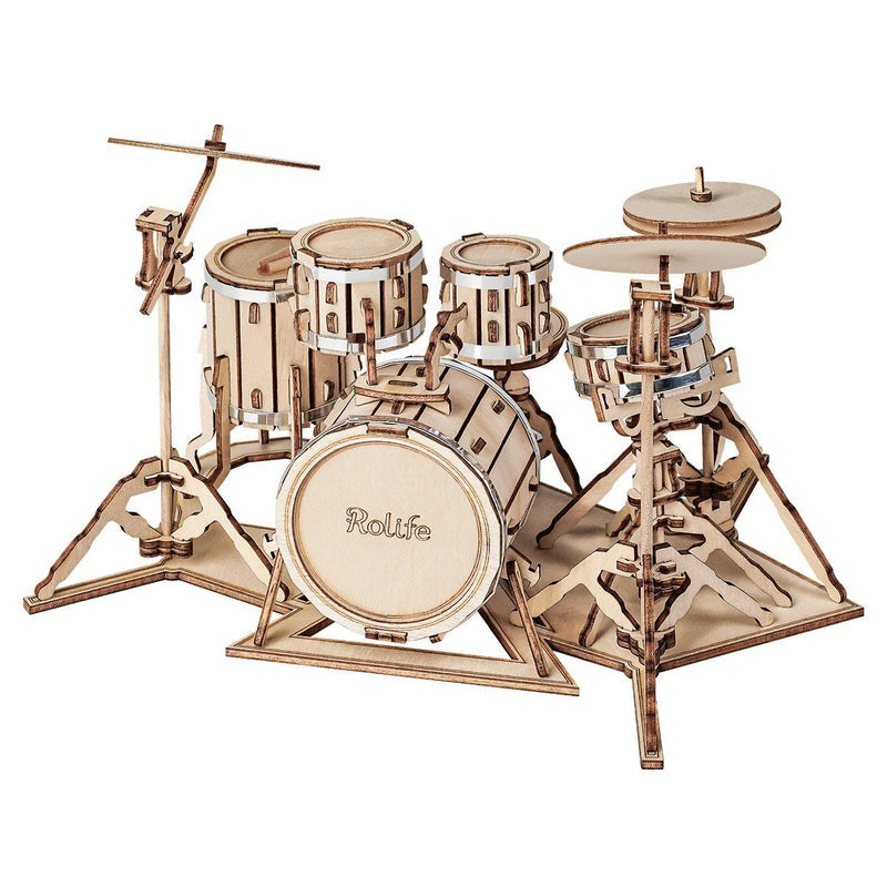 Drum Kit Wooden Model Kit Kit (ROETG409)