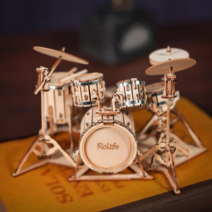 Drum Kit Wooden Model Kit Kit (ROETG409)