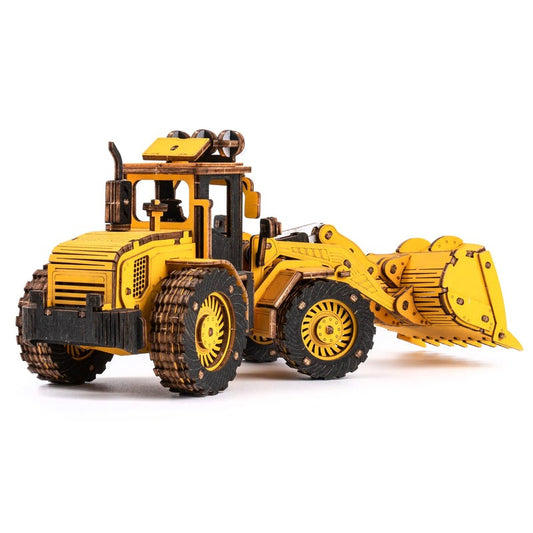 Bulldozer Engineering Vehicle Wooden Model Kit (ROETG509K)