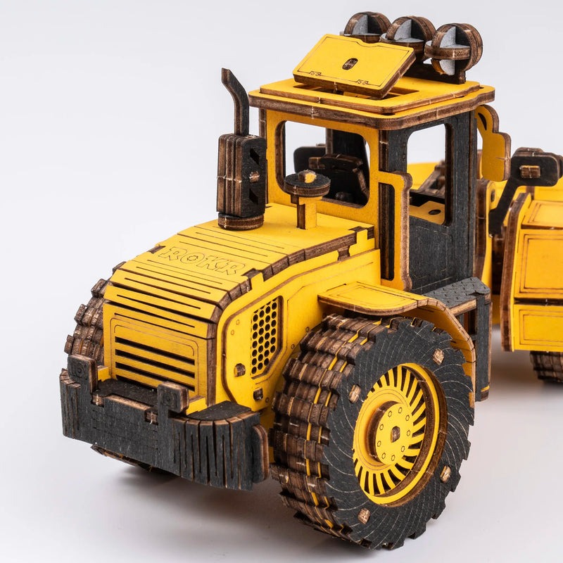 Bulldozer Engineering Vehicle Wooden Model Kit (ROETG509K)