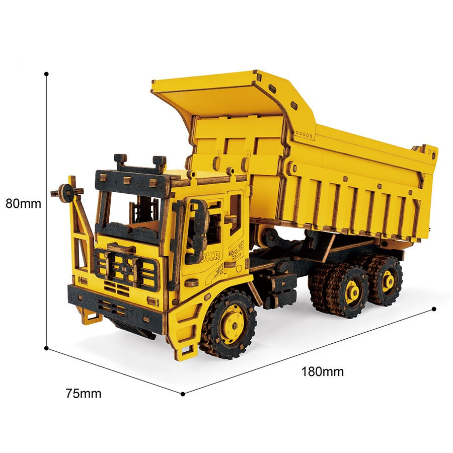 ROKR Dump Truck Wooden Model Kit (ROETG603K)