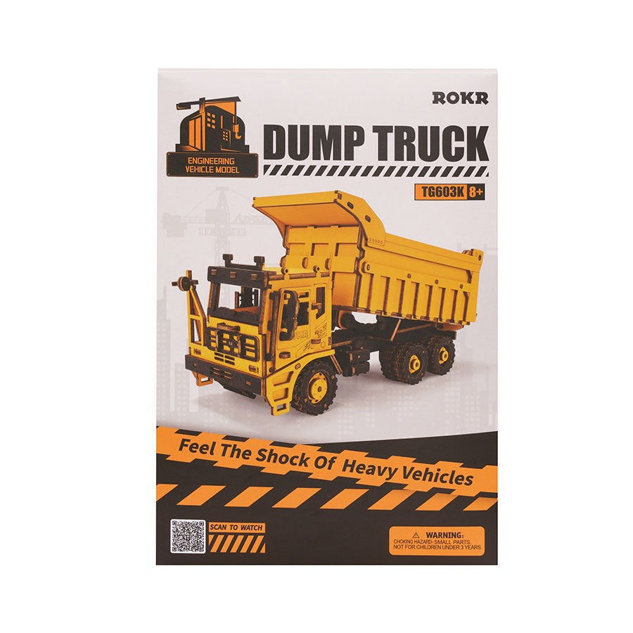 ROKR Dump Truck Wooden Model Kit (ROETG603K)