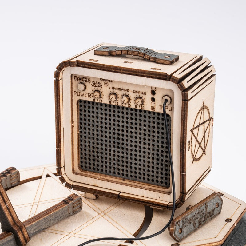 Electric Guitar Model Wooden Model Kit (ROETG605K)