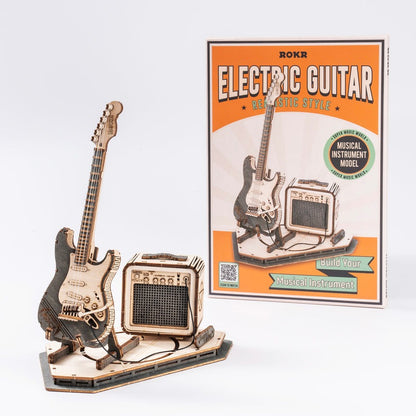 Electric Guitar Model Wooden Model Kit (ROETG605K)