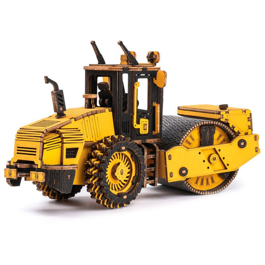 Road Roller Engineering Vehicle Wooden Model Kit (ROETG701K)