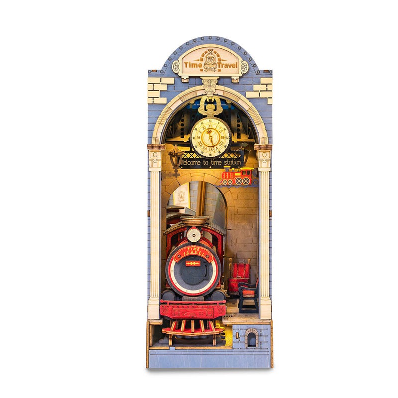 Time Travel Book Nook Wooden Model Kit (ROETGB04)