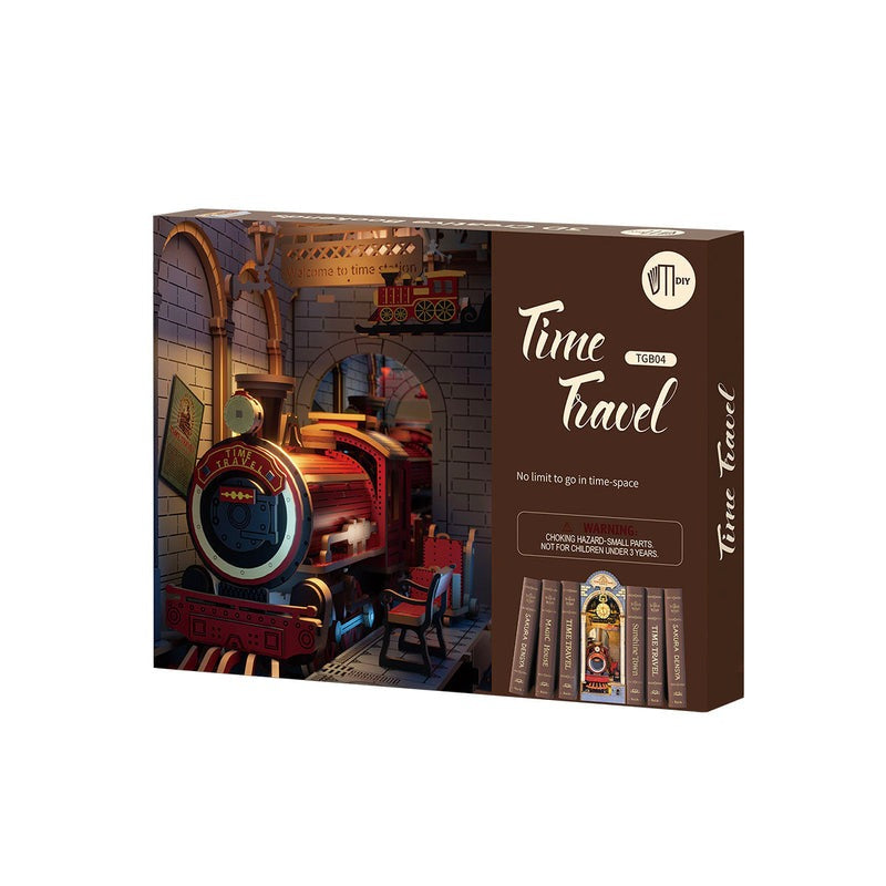 Time Travel Book Nook Wooden Model Kit (ROETGB04)