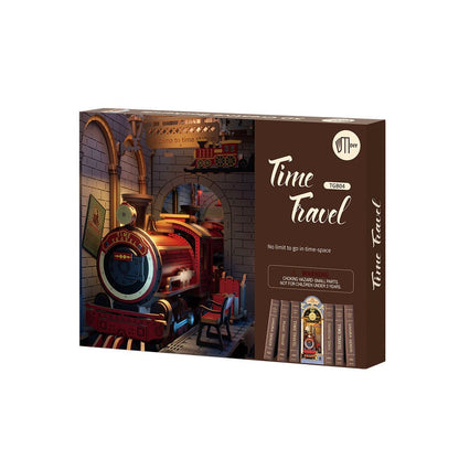 Time Travel Book Nook Wooden Model Kit (ROETGB04)