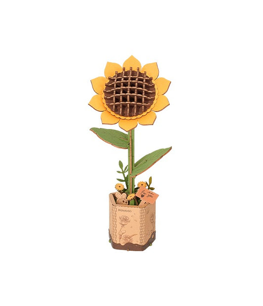 Sunflower Bloom Craft Wooden Model Kit (ROETW011)