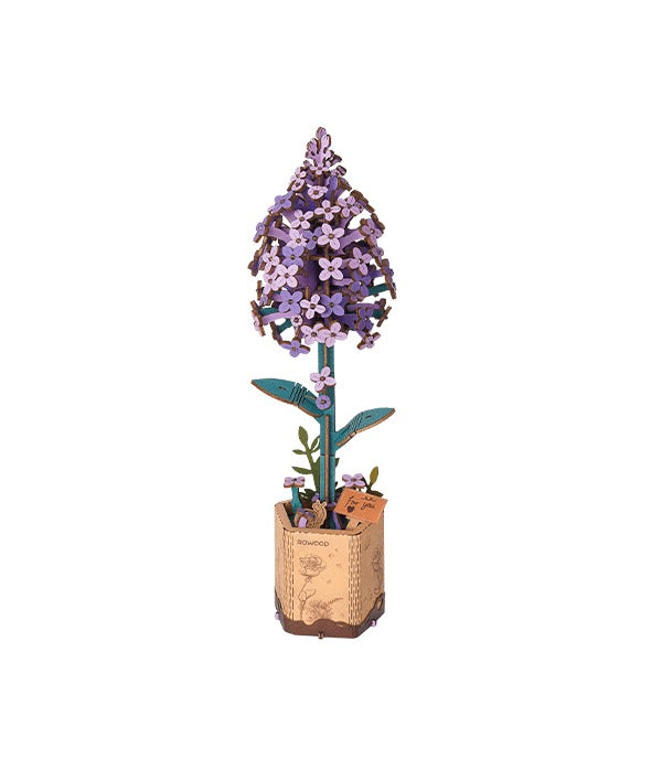 Lilac Craft Bloom Wooden Model Kit (ROETW021)