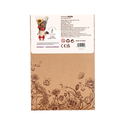 Lilac Craft Bloom Wooden Model Kit (ROETW021)
