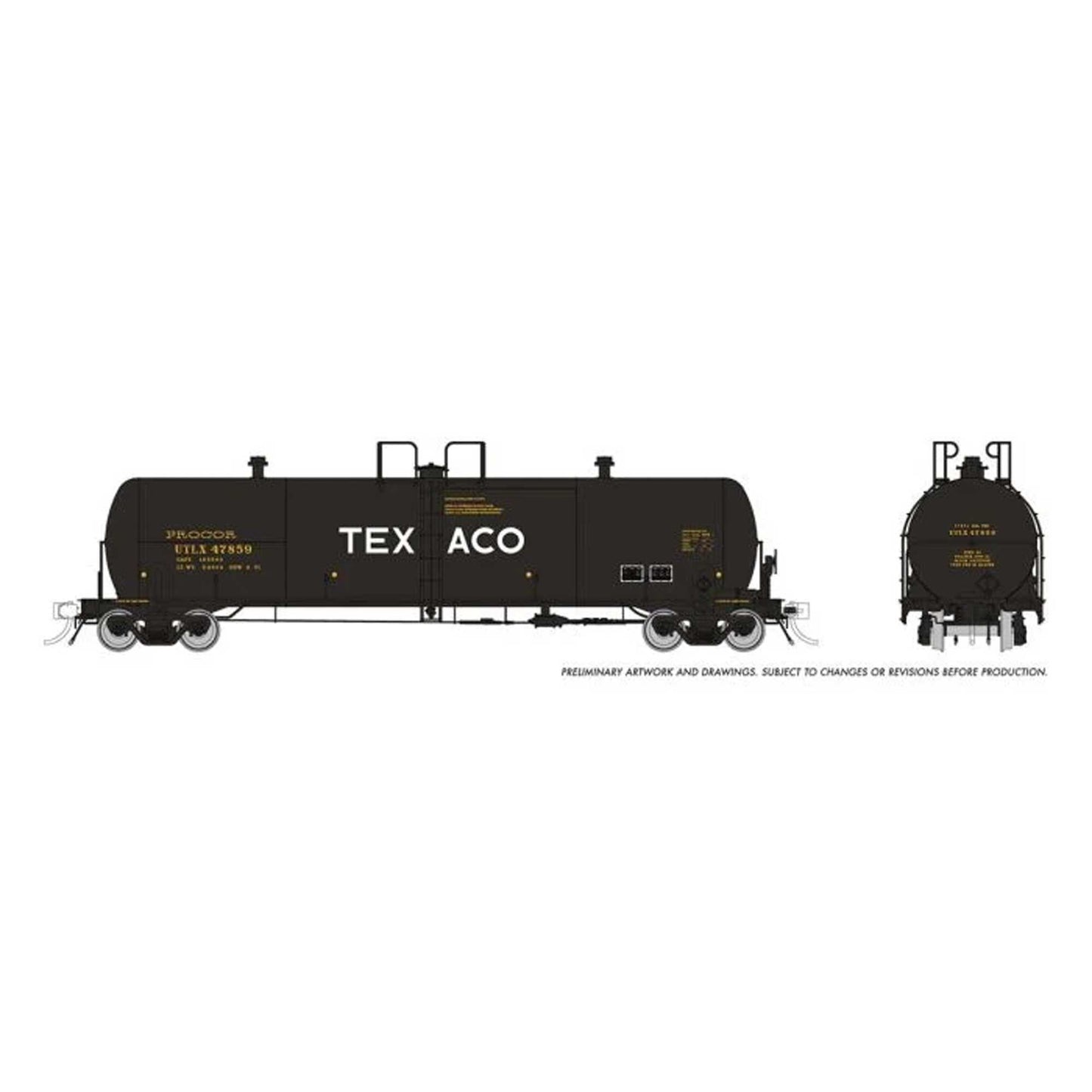 HO Procor 20K Gallon Tank Car Texaco (RPI135020A)