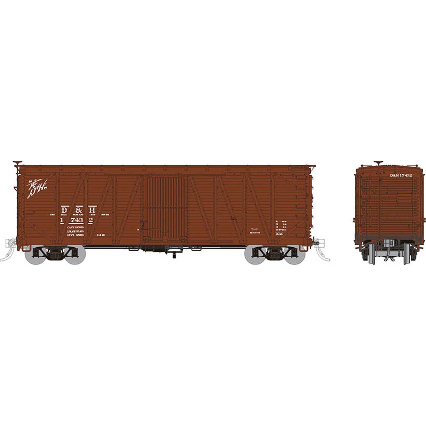 HO USRA Single-Sheathed Boxcar (D&H) (RPI142007)
