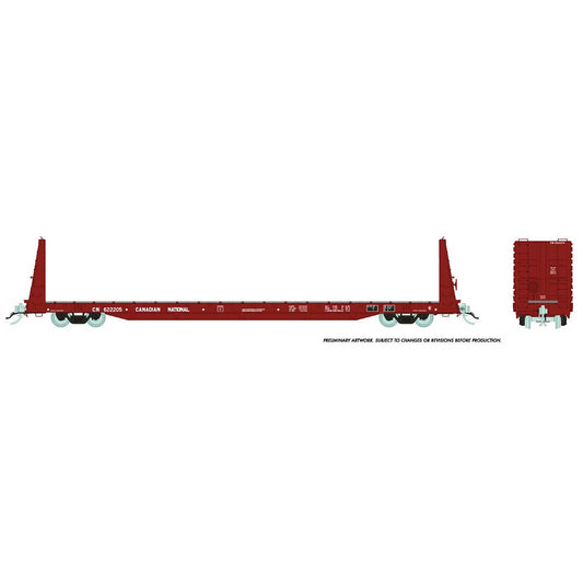 Marine Industries Bulkhead Flatcar - Ready to Run Rapido Trains Inc #147003A