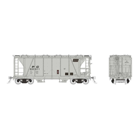 HO Covered Hopper Penn Central Model (RPI149006)