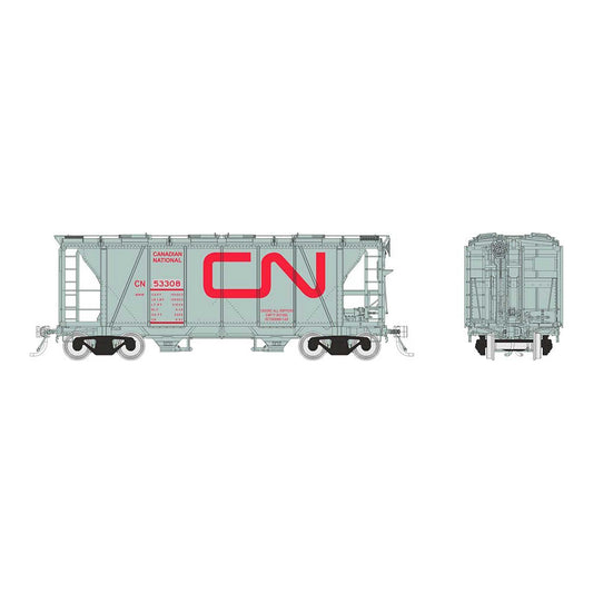 HO Covered Hopper CN MOW Grey (RPI149010)