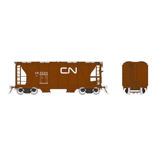 HO Covered Hopper CN - MOW Red (RPI149011A)