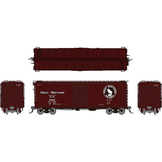 HO GN 40' Boxcar with Late IDNE Mineral Red (RPI155005)