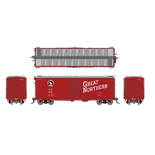 HO GN 40' Boxcar Late IDNE Chinese Red (RPI155006)