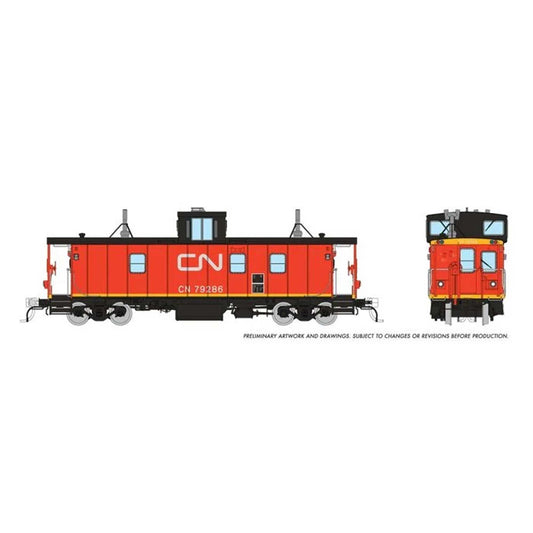 HO CN H-S Caboose Model (RPI166017)