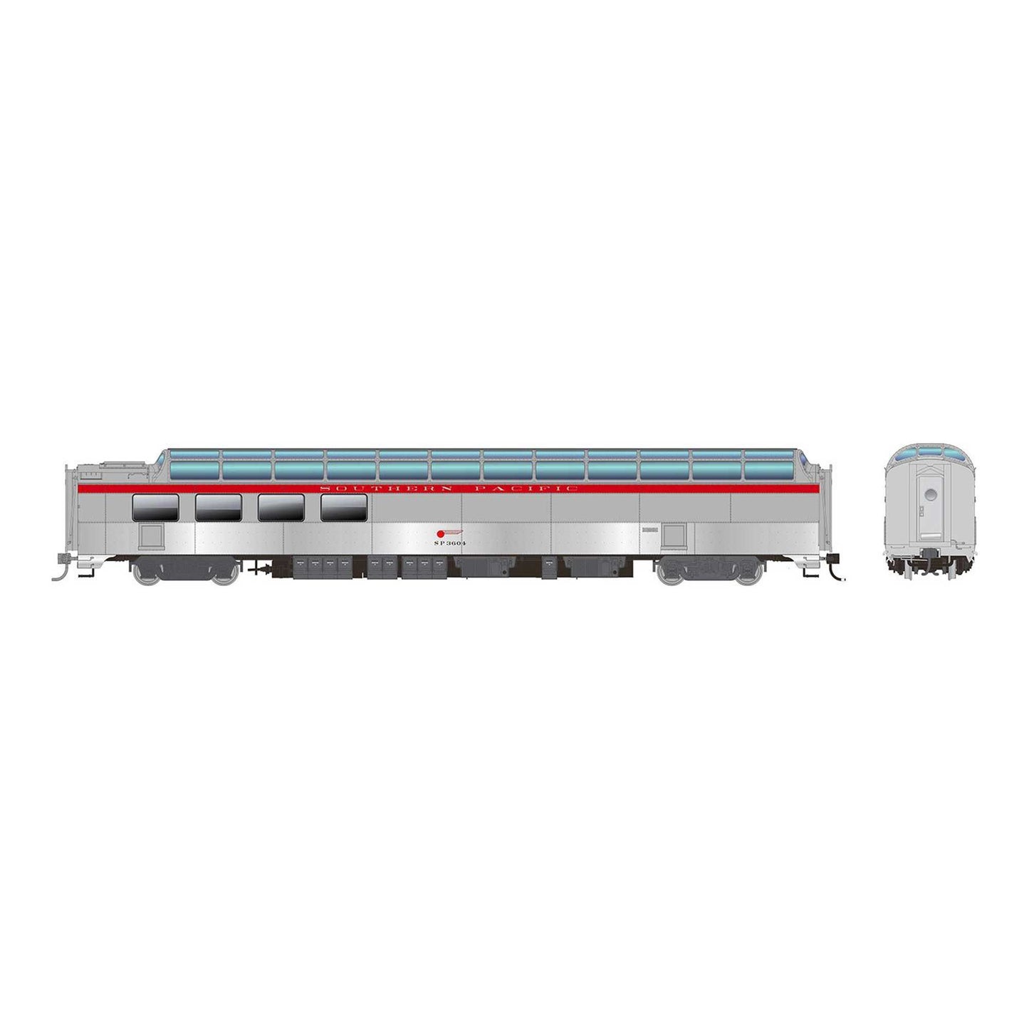 HO SP Dome-Lounge with Flat Sides, SP General Service #3603 (RPI175009)