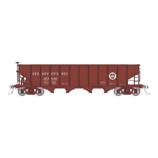 HO H21A 4-Bay Hopper with K Brakes PRR Red Circle Keystone (RPI178001)