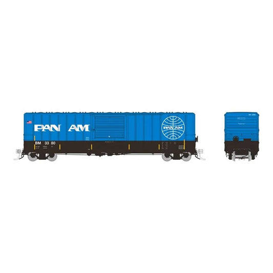 HO PC&F 5241cuft Boxcar - B&M Pan-Am (RPI198002A)
