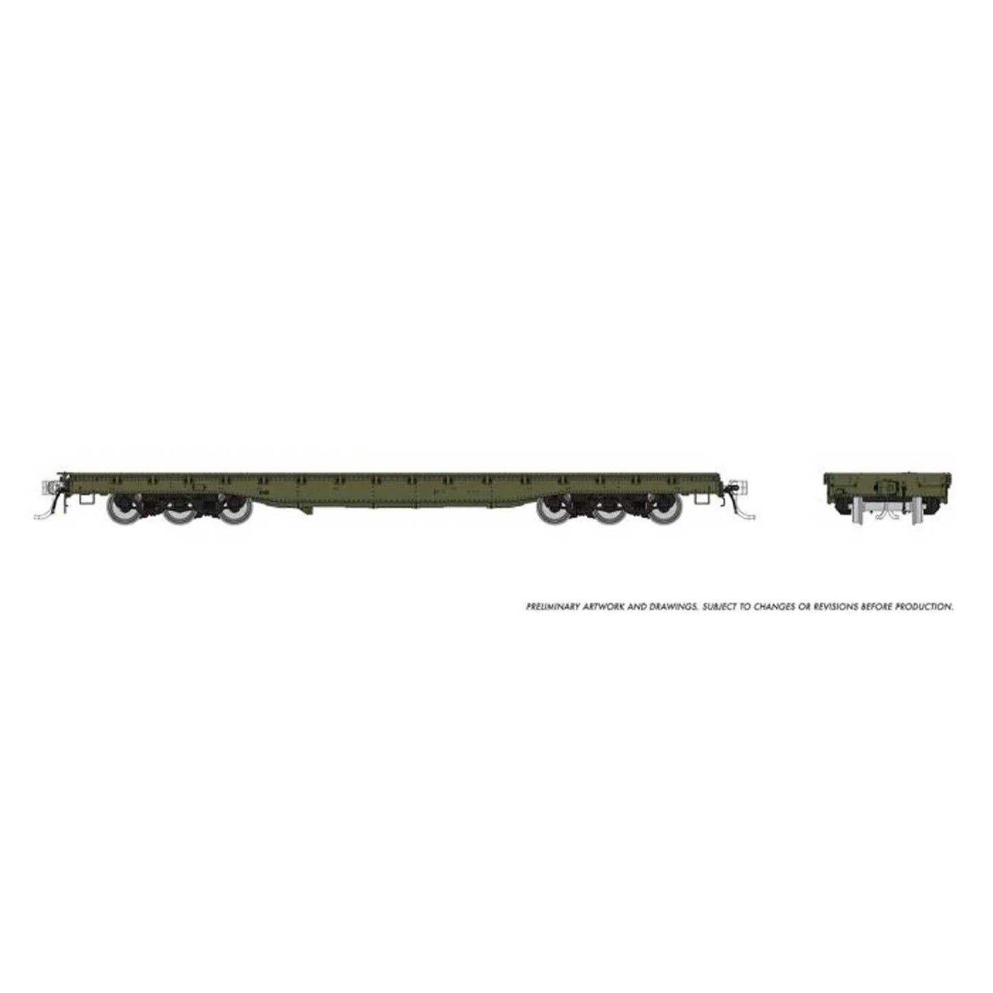 HO Magor 54ft Flatcar (RPI199098)