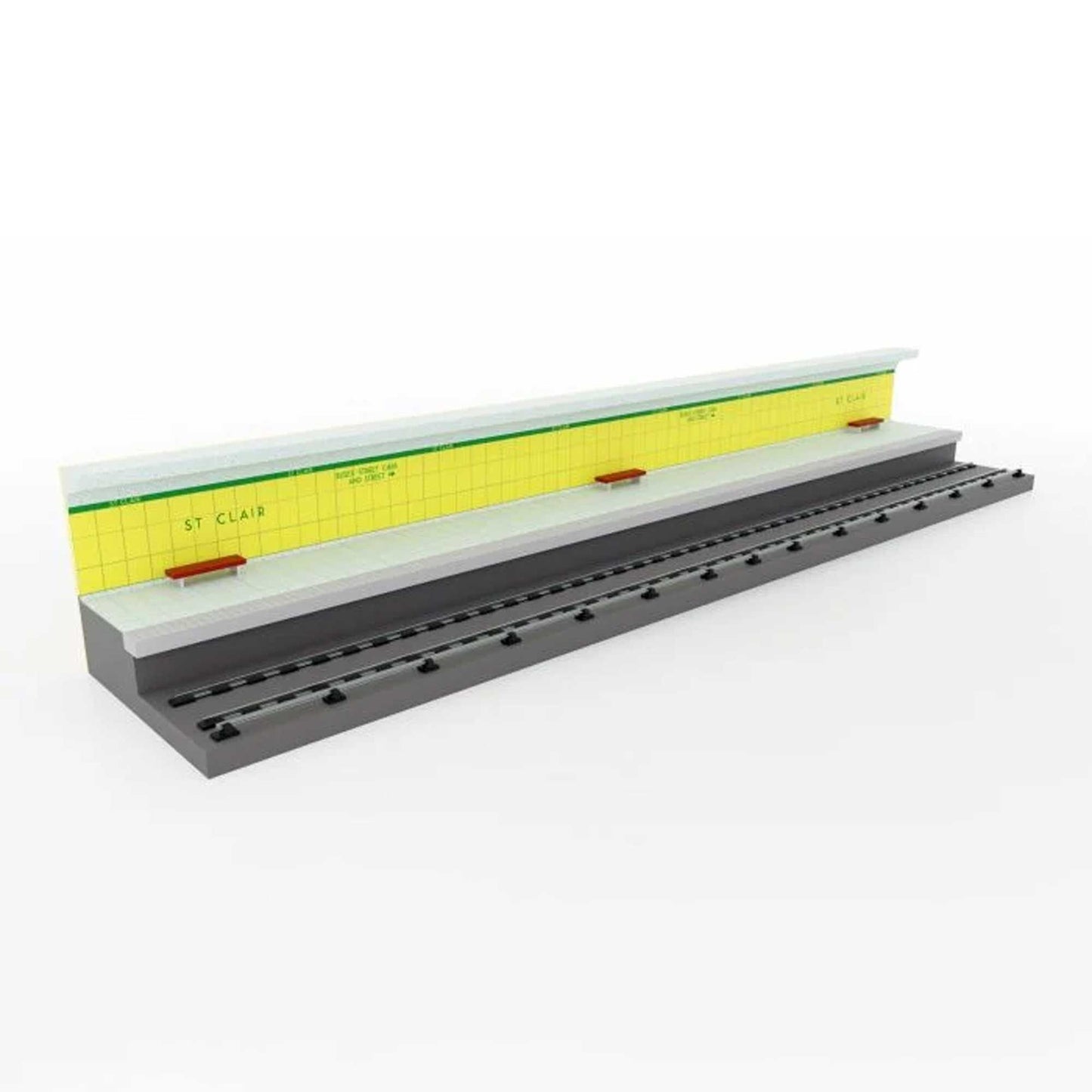 HO Subway Display Platform 17 Inches Long (RPI206005)