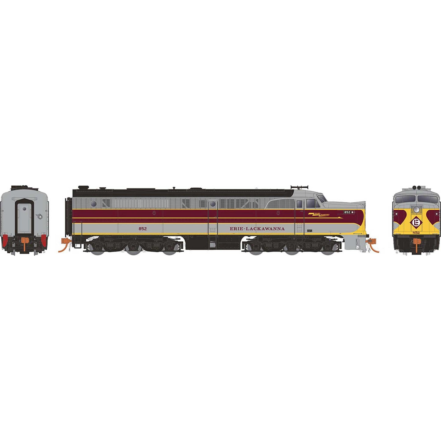 HO PA-1 Locomotive EL #855 (RPI23049)