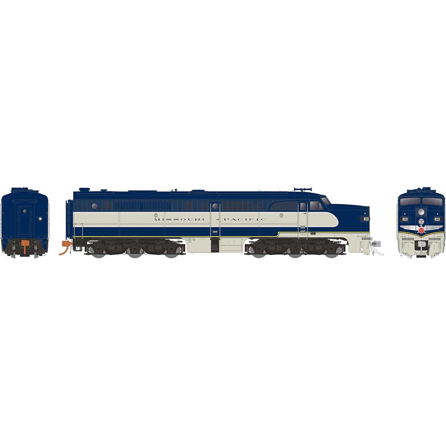 HO PA-2 Locomotive with DCC & Sound (RPI23552)