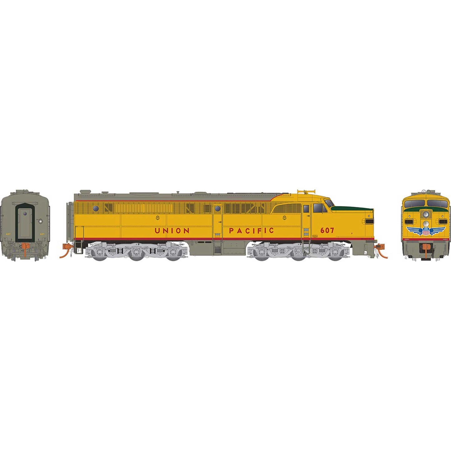 HO PA-1 Locomotive with DCC and Sound, UP #600 (RPI23564)