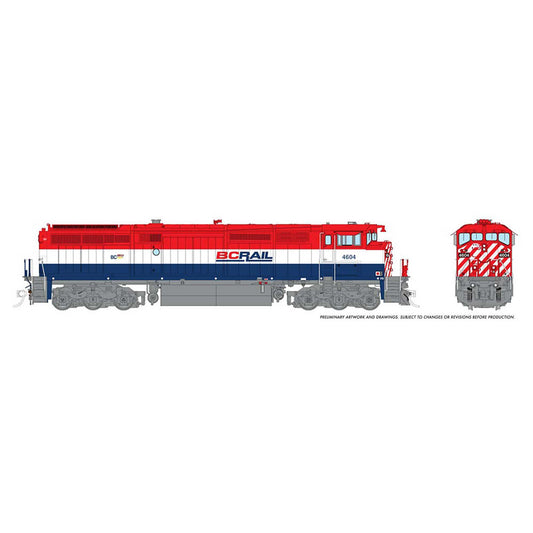 HO Dash8-40CM Locomotive with DCC and Sound (RPI24514)