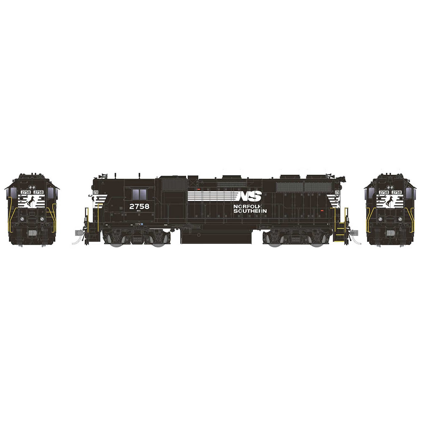 HO EMD GP38 High Hood Locomotive with DCC & Sound NS #2768 (RPI38518)